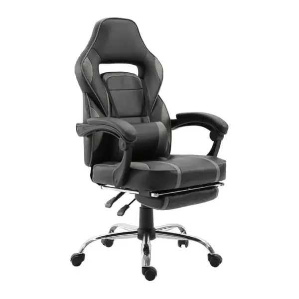 Fauteuil De Bureau Gamer Noir Et Gris Link