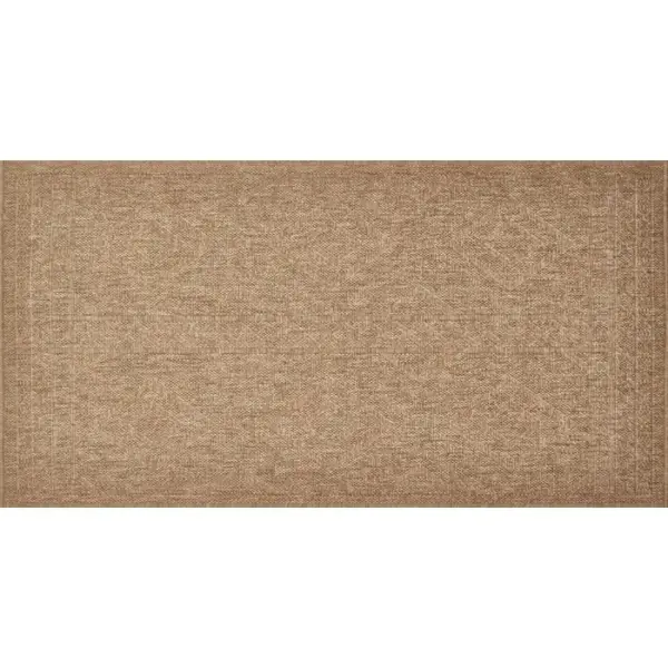 NAZAR Tapis De Salon Intérieur Extérieur Rectangle Nature Aspect Jute Beige 80x150cm