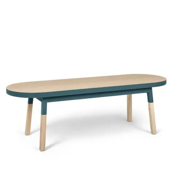 MON PETIT MEUBLE FRANCAIS Bout De Lit Banc 140 Cm, 100% Frêne Massif