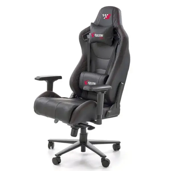 Fauteuil De Gaming Design En Éco-cuir Noir Snake