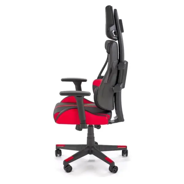 Fauteuil De Gaming Bicolore Noir Et Rouge En Simili Cuir Écologique Viper