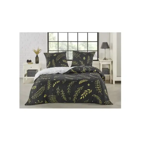 Parure De Lit Noel - Noir Gold - 220x240