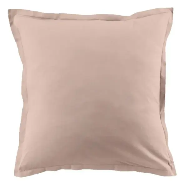 Lot De 2 Taies Doreiller 63x63 Cm Coton 57 Fils Blush