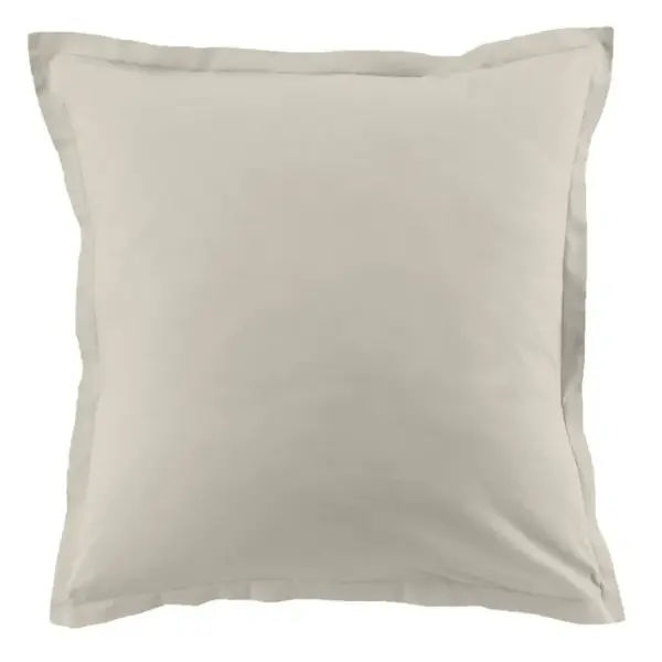 Lot De 2 Taies Doreiller 63x63 Cm Coton 57 Fils Ivoire