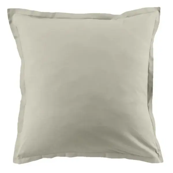 Lot De 2 Taies Doreiller 63x63 Cm Coton 57 Fils Grège