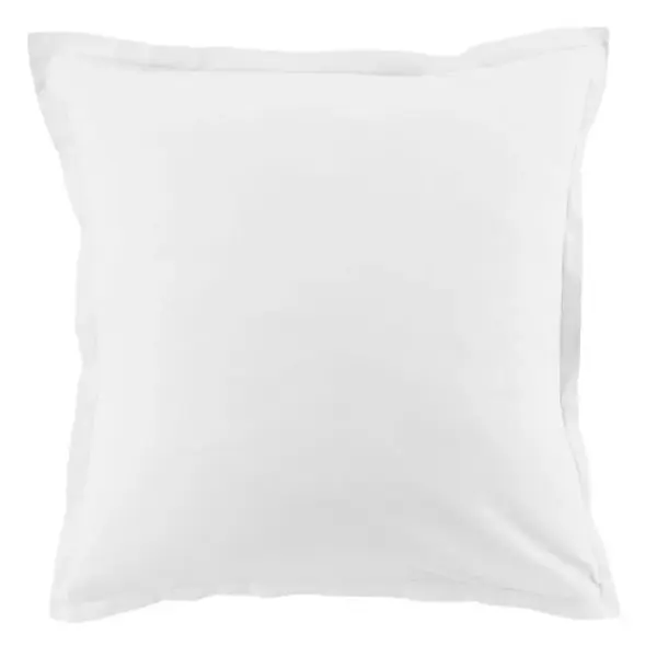 Lot De 2 Taies Doreiller 63x63 Cm Coton 57 Fils Blanc