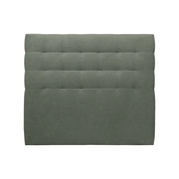 Tete De Lit Capitonnée Tissu Vert L 150 Cm - Ep 10 Cm Rembourré