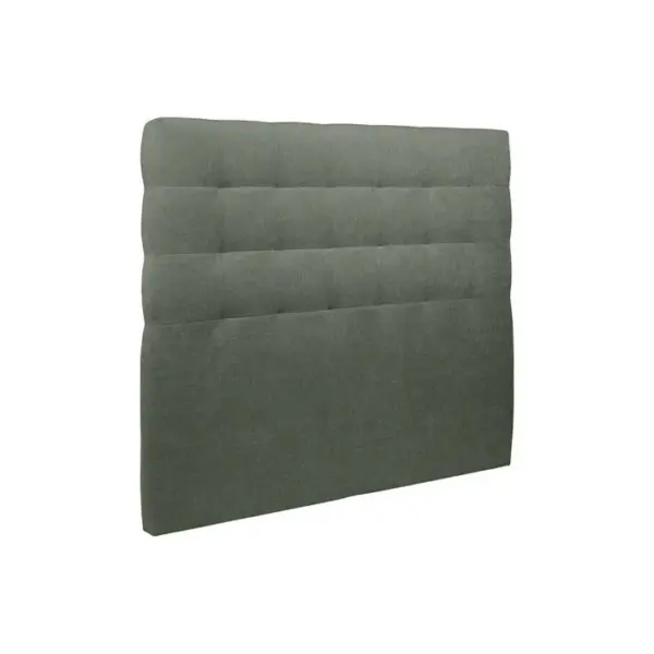 Tete De Lit Capitonnée Tissu Vert L 150 Cm - Ep 10 Cm Rembourré