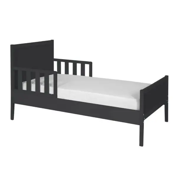 Pack Lit Enfant Avec Matelas Tina Gris 70x140 Cm