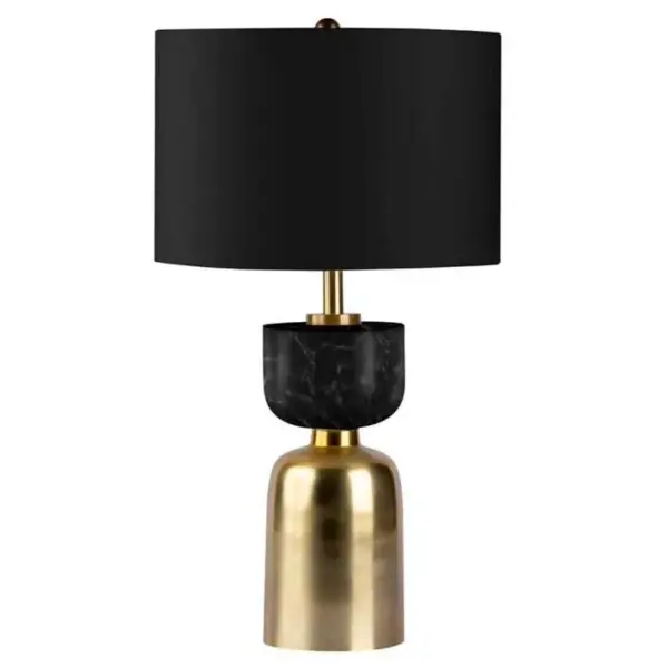 Lampe à Poser Design ceres 54cm Noir et Or