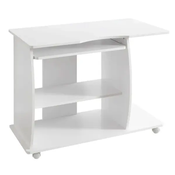 Table De Bureau 90x71x50 cm Blanc Table PC Table Dordinateur