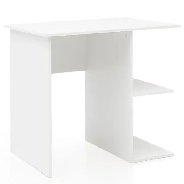 Table De Bureau Petit 82x76x60 Cm Table Pour Ordinateur Avec Étagère