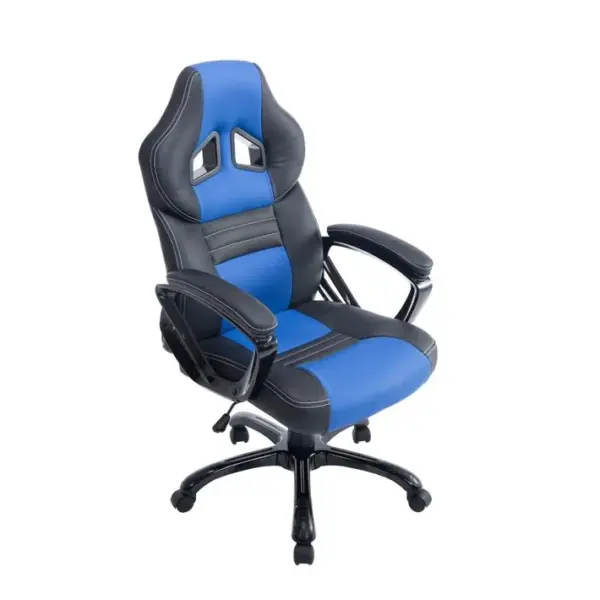 Fauteuil De Bureau / Gaming Pedro Noir / Bleu