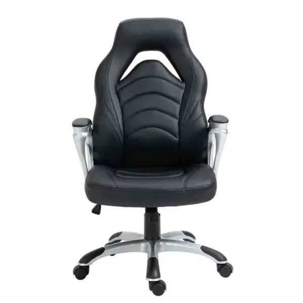 Fauteuil De Bureau / Gaming Foxton En Similicuir Noir / Noir