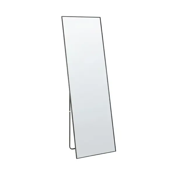 Miroir Sur Pied Noir 50 X 156 Cm Beauvais