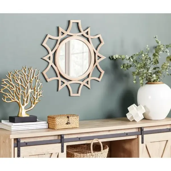 Miroir 60 Cm Bois Clair Zapopan