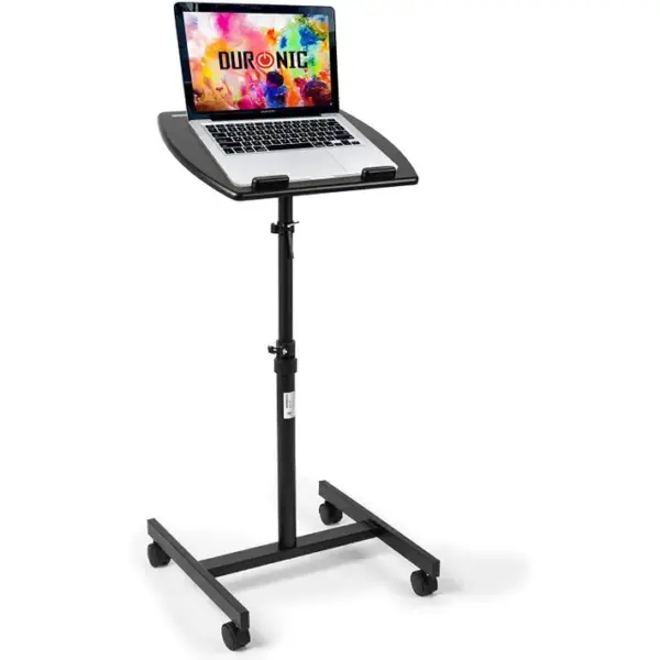 Wps27 Table De Travail Mobile Assis-debout - Podium à Roulettes - Hauteur Ajustable - Capacité 10 Kg