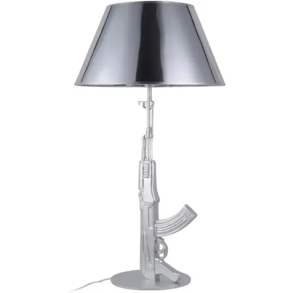 Lampe Gun Kalashnikov Ak47 Argenté