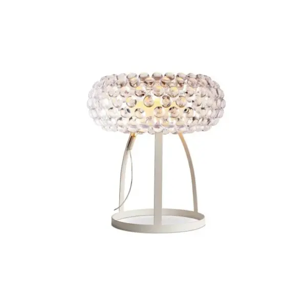 Lampe De Table Crystal 50cm Doré