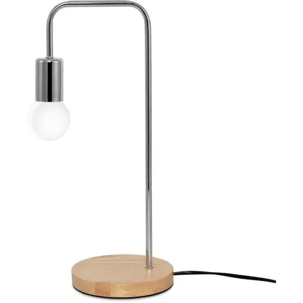 Lampe De Table De Style Scandinave - Bor Argenté