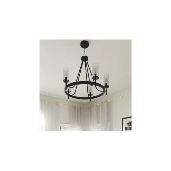 Luminaire Style Vintage En Métal - Frox Noir