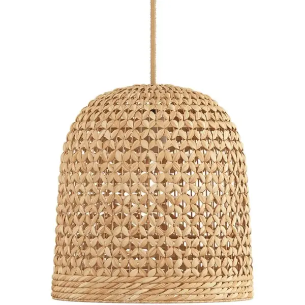 Suspension En Rotin - Lampe Suspendue Design Boho Bali - 30cm - Carva Naturel