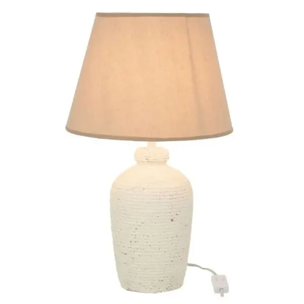 Lampe à Poser En Ciment esmée 48cm Blanc