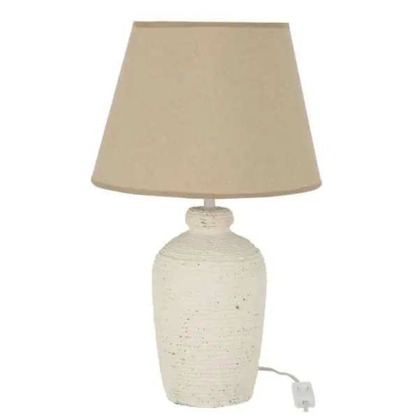 Lampe à Poser En Ciment esmée 48cm Blanc