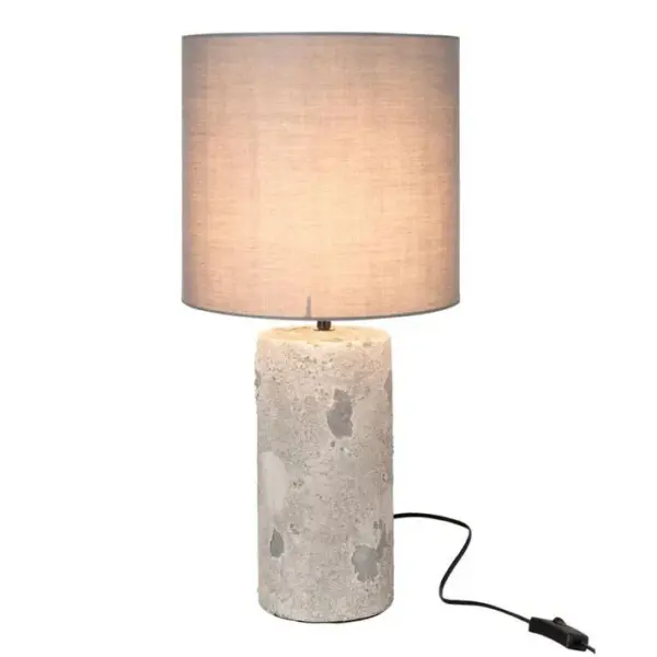 Lampe à Poser En Béton greta 58cm Gris