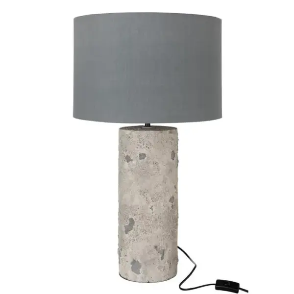 Lampe à Poser En Béton greta 71cm Gris