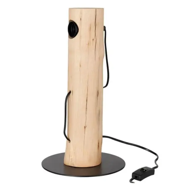 Lampe à Poser En Bois silas 38cm Naturel