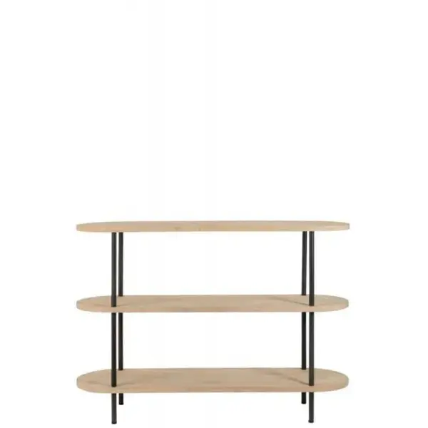 Console 3 Niveaux En Bois eli 140cm Naturel