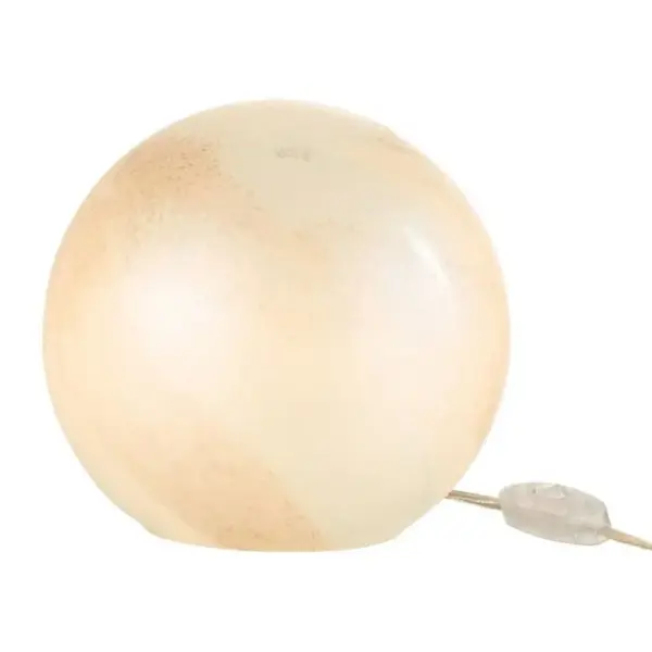 Lampe à Poser Ronde pearl 20cm Blanc