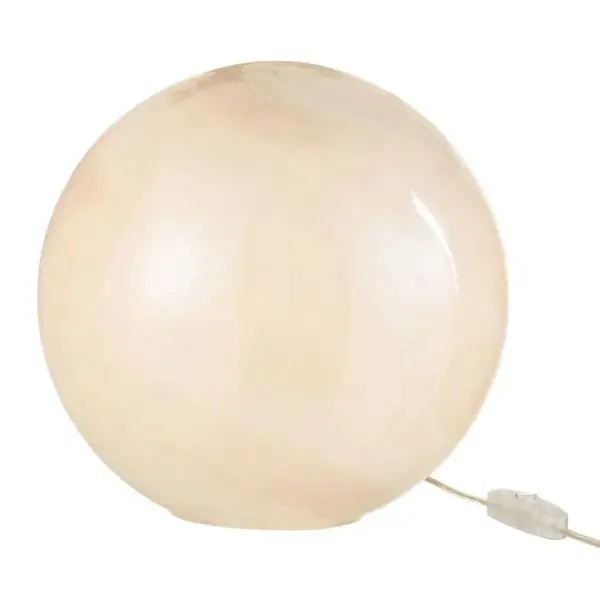 Lampe à Poser Ronde pearl 29cm Blanc