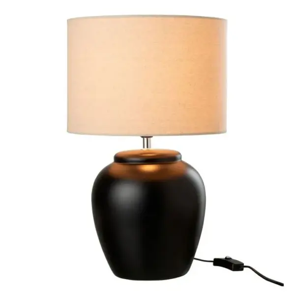 Lampe à Poser En Céramique méli 47cm Noir