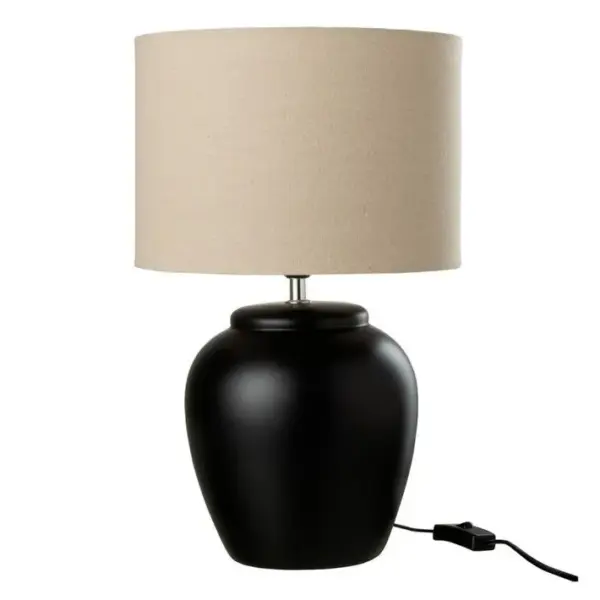 Lampe à Poser En Céramique méli 47cm Noir