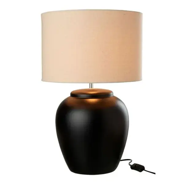 Lampe à Poser En Céramique méli 62cm Noir