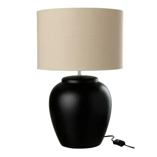 Lampe à Poser En Céramique méli 62cm Noir