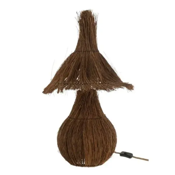 Lampe à Poser En Palmier tropical 61cm Marron