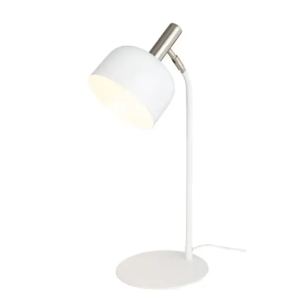 Lampe à Poser En Métal tilt 56cm Blanc