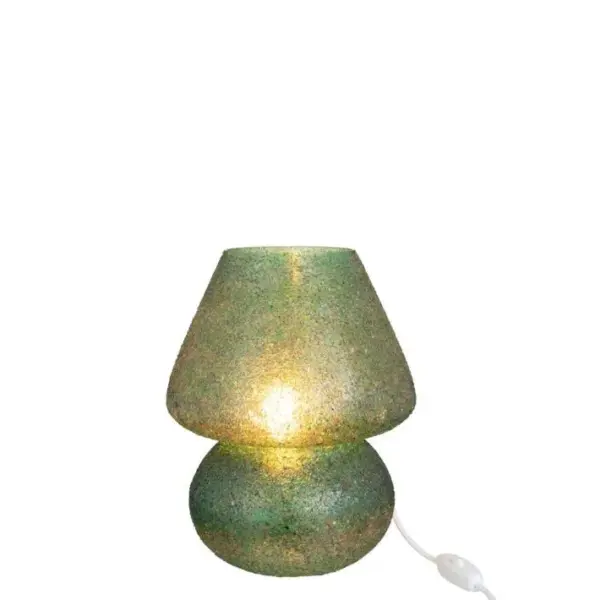 Lampe à Poser Éclat De Verre tom 30cm Vert