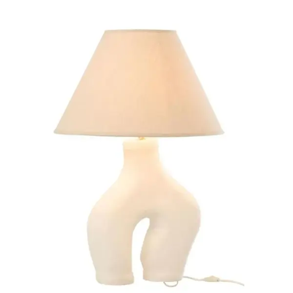 Lampe à Poser Design bali Bliss 70cm Blanc