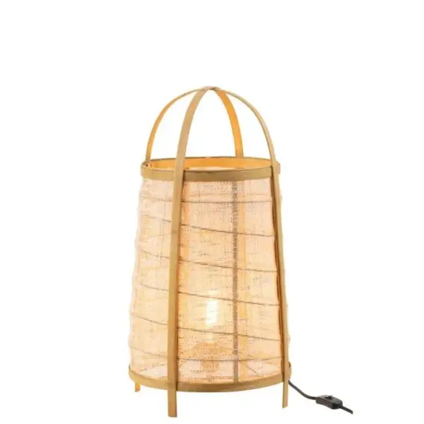 Lampe à Poser En Bambou hood 60cm Naturel