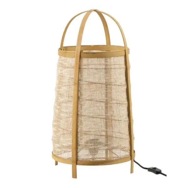 Lampe à Poser En Bambou hood 60cm Naturel