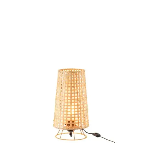 Lampe à Poser En Rotin léna 36cm Naturel