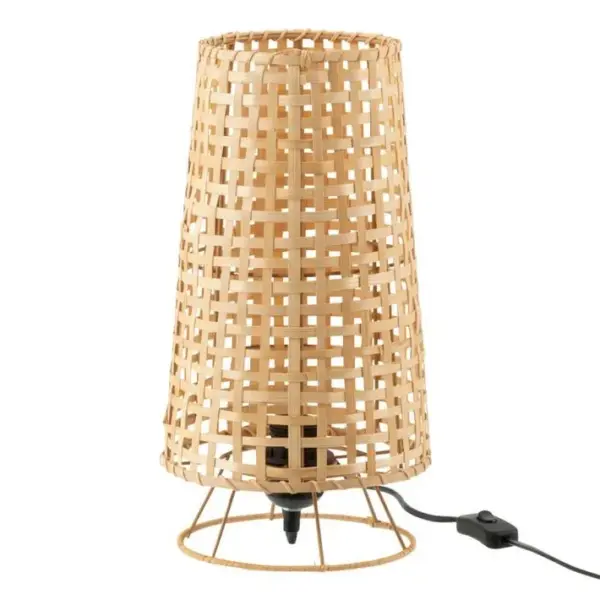 Lampe à Poser En Rotin léna 36cm Naturel