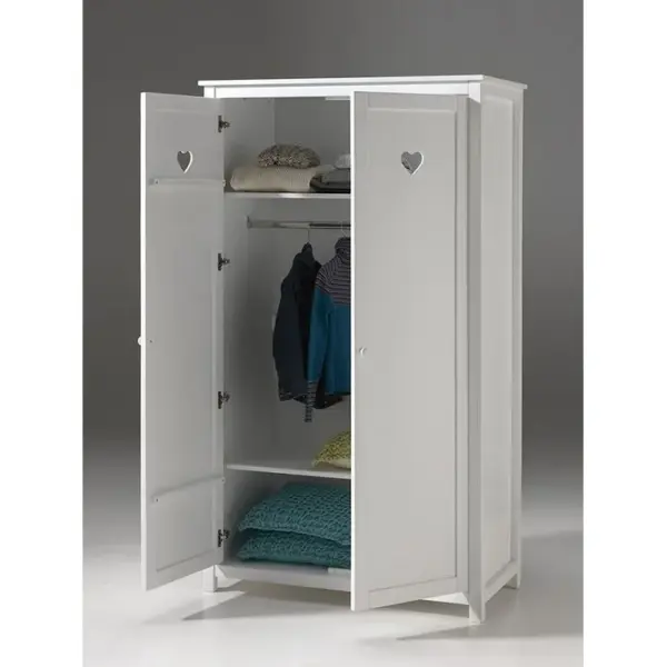 Armoire 2 Portes amori 190cm Blanc