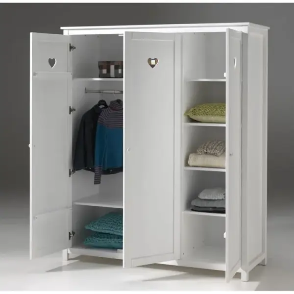 Armoire 3 Portes amori 190cm Blanc