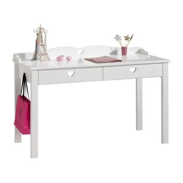 Bureau Enfant amori 130cm Blanc