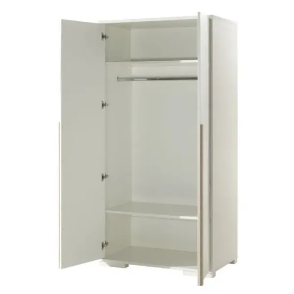 Armoire 2 Portes london 195cm Blanc